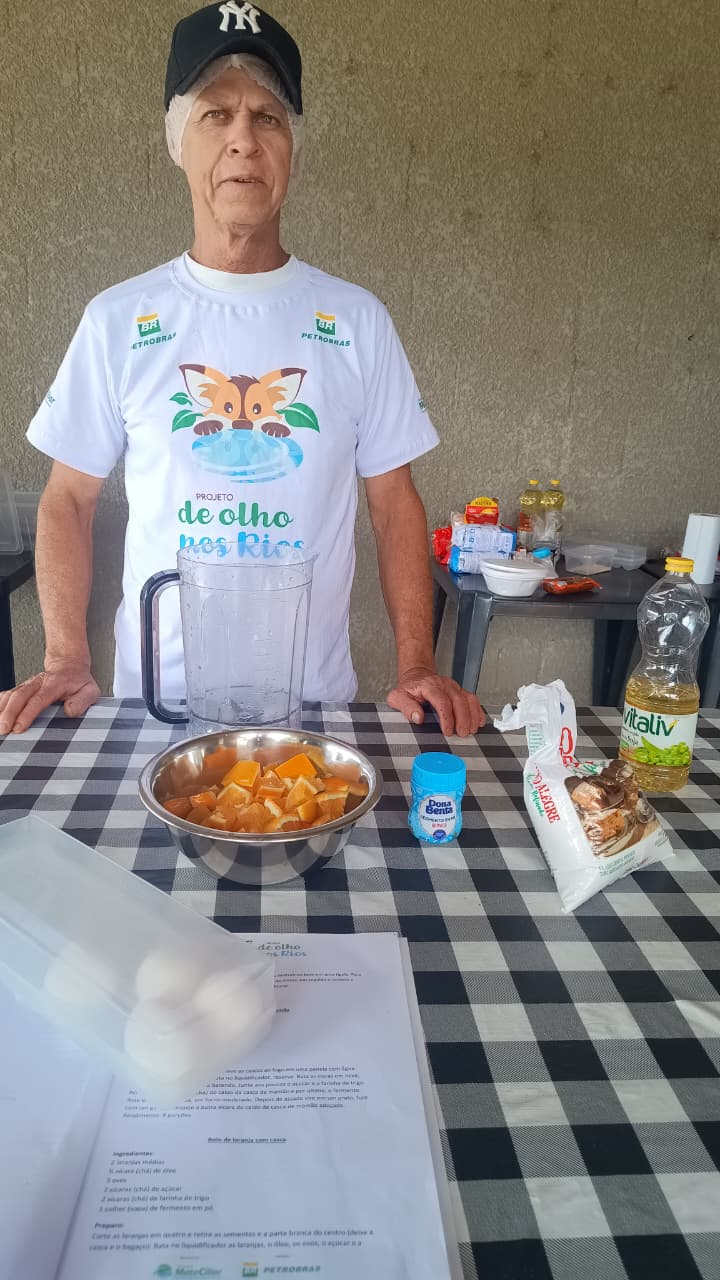 Registro fotográfico 2 da oficina de aproveitamento integral dos alimentos