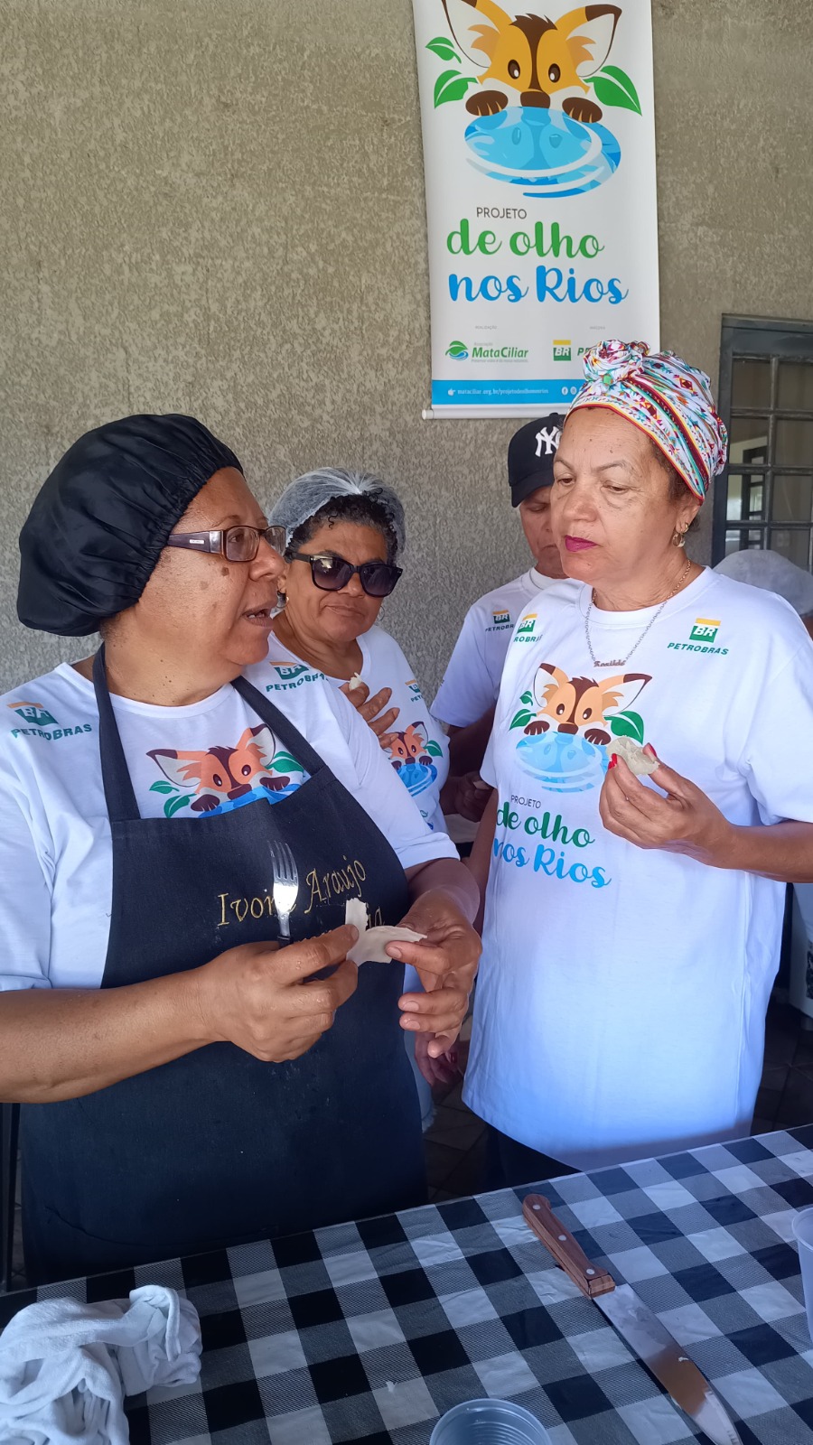 Registro fotográfico 4 da oficina de aproveitamento integral dos alimentos