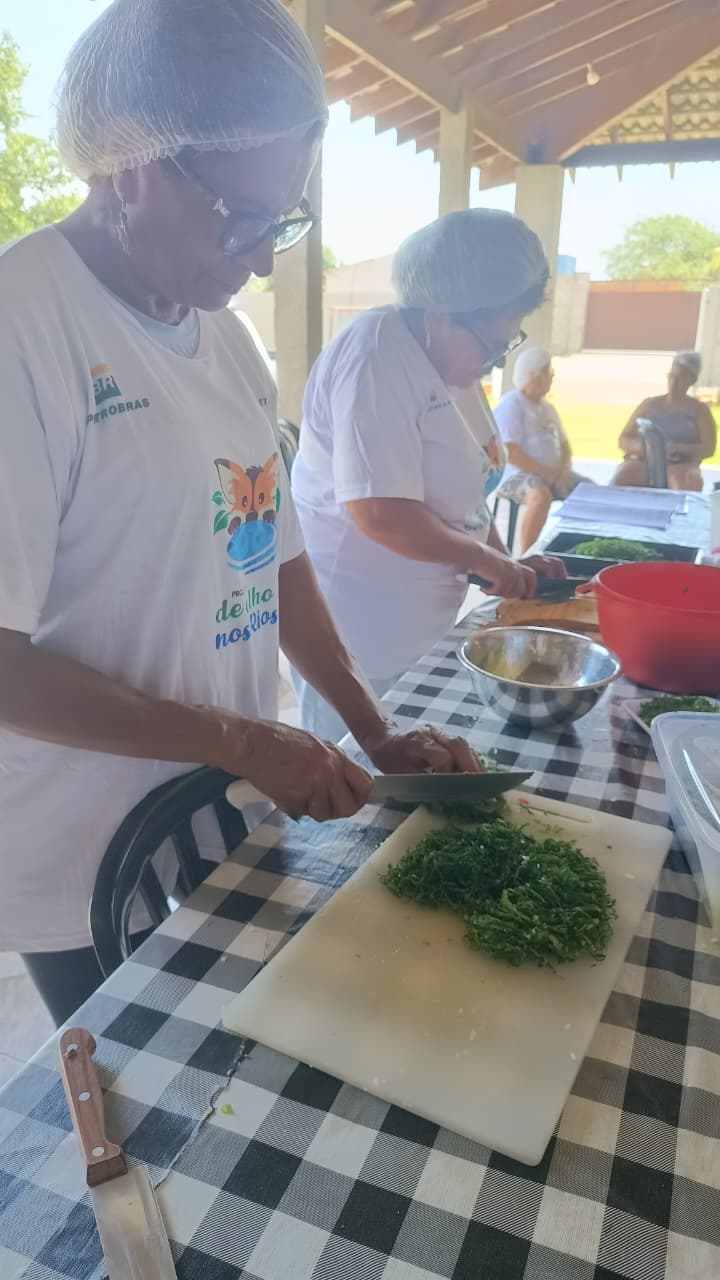 Registro fotográfico 6 da oficina de aproveitamento integral dos alimentos