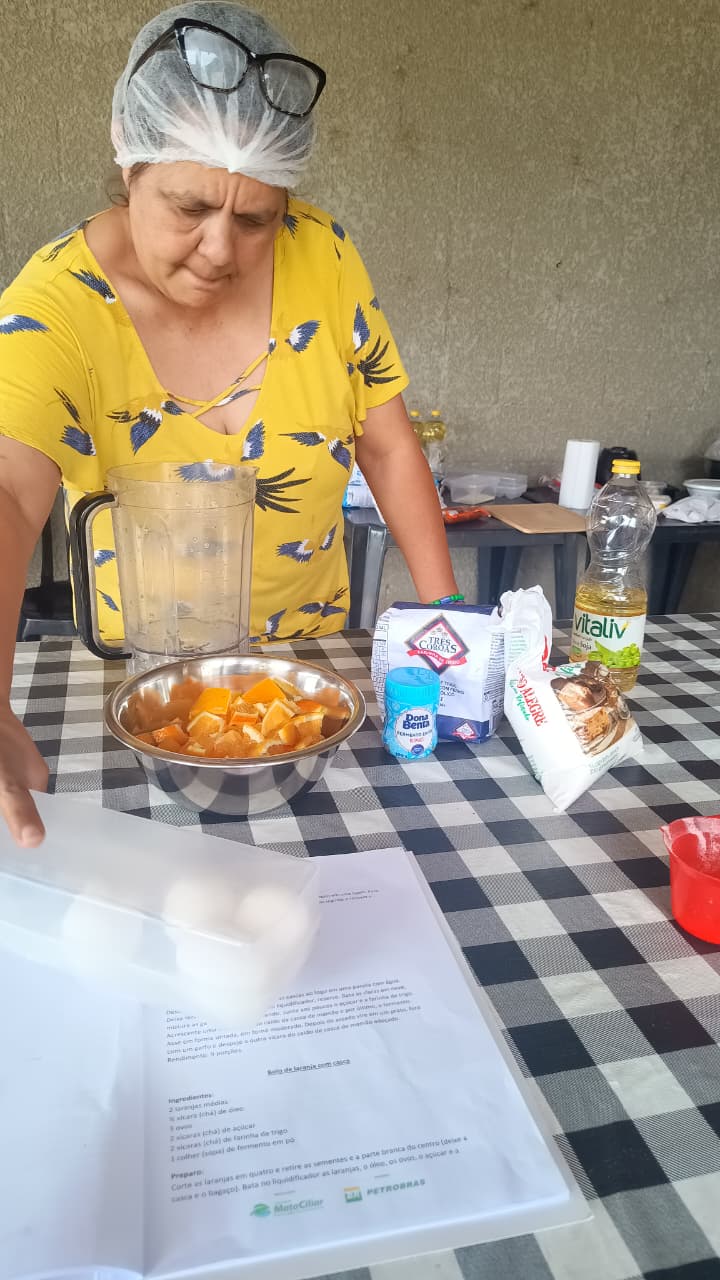 Registro fotográfico 13 da oficina de aproveitamento integral dos alimentos